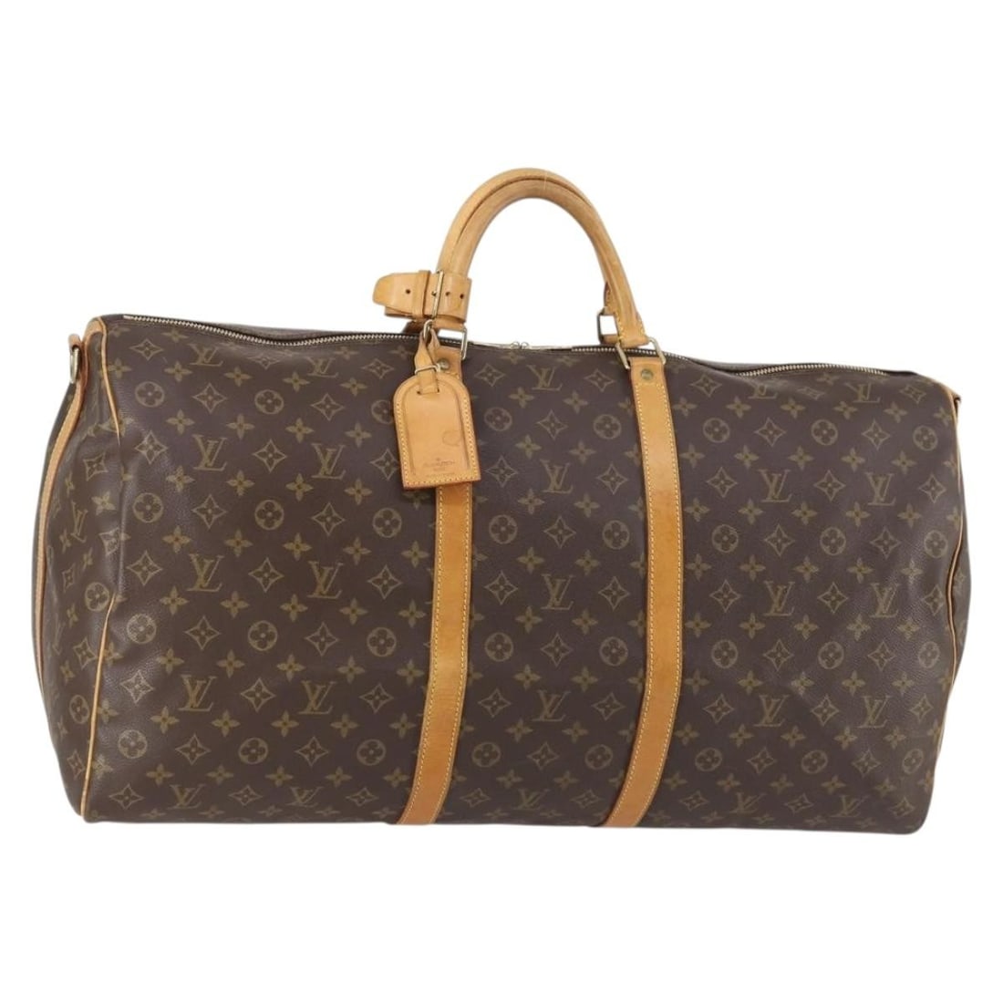 LOUIS VUITTON Monogram Keepall Bandouliere 60 Boston Bag M41412 Auth (1 of 18)