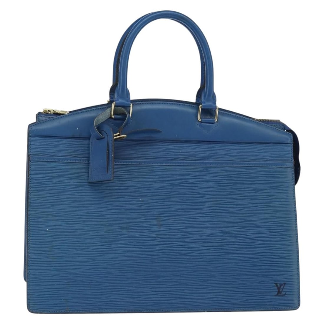 LOUIS VUITTON Epi Riviera Hand Bag Blue M48185 Auth France (1 of 18)