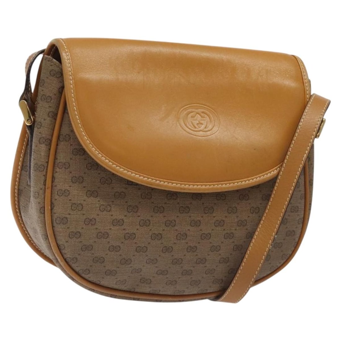 GUCCI Micro GG Supreme Beige Gold Shoulder Bag 007 115 0074 Auth: GUCCI Micro GG Supreme Beige Gold Shoulder Bag 007 115 0074 Auth This authentic GUCCI Micro GG Supreme Shoulder Bag combines elegance and functionality. Crafted from durable PVC leather, it features a