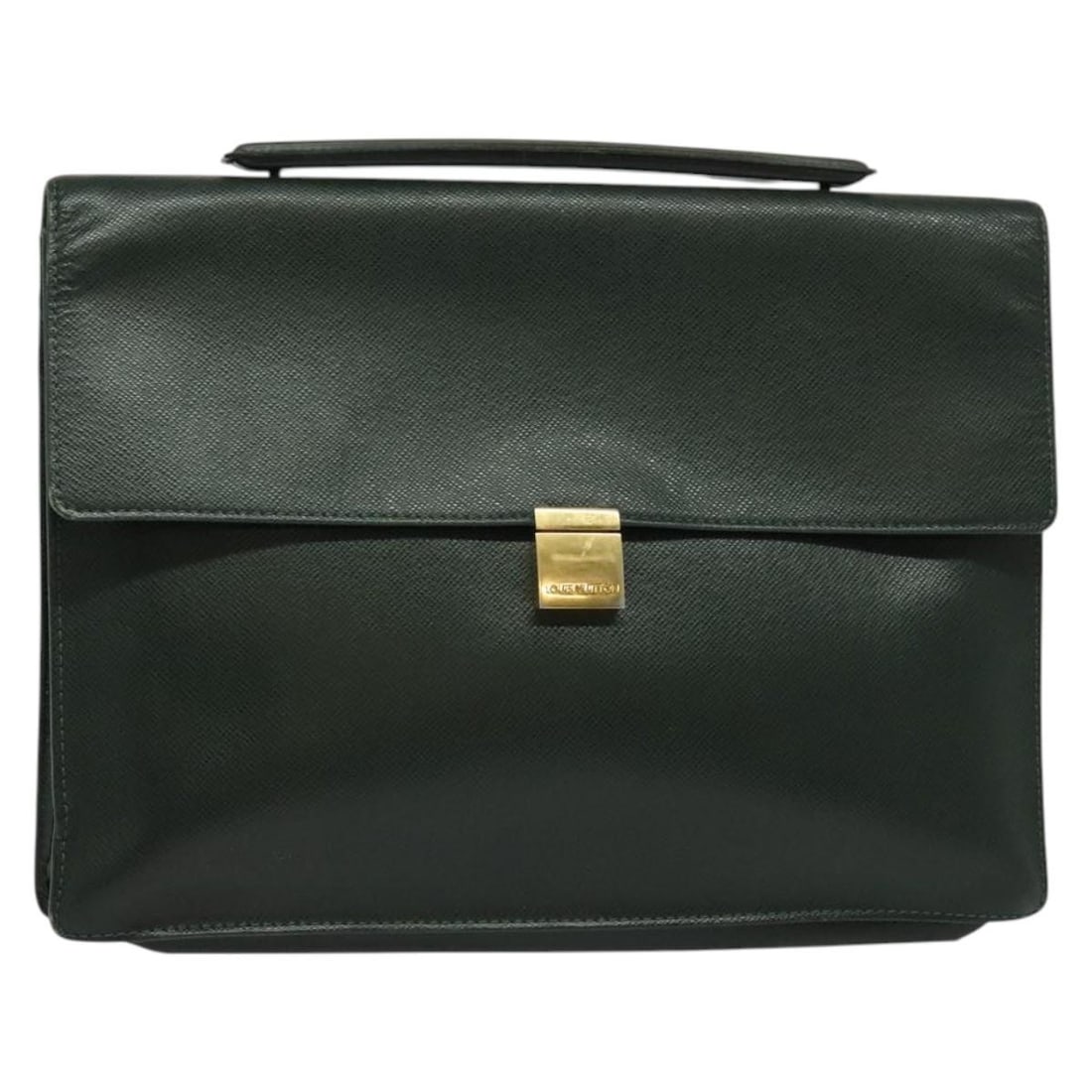 LOUIS VUITTON Taiga Porte Documents Angara Bag M30774 Epicea Authentic (1 of 18)