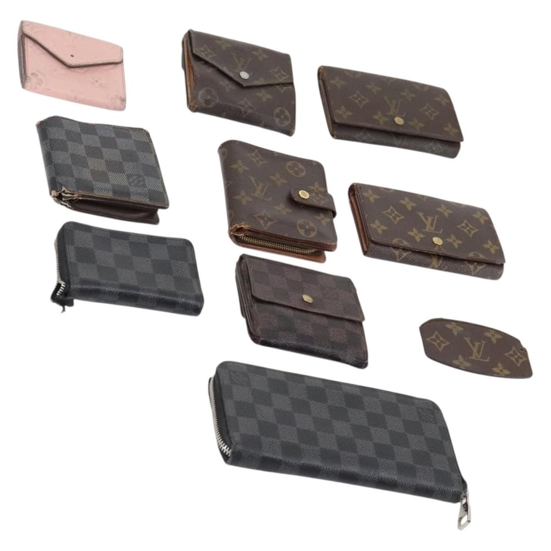 LOUIS VUITTON Monogram Eclipse Wallet Empreinte Set LV Auth (1 of 18)