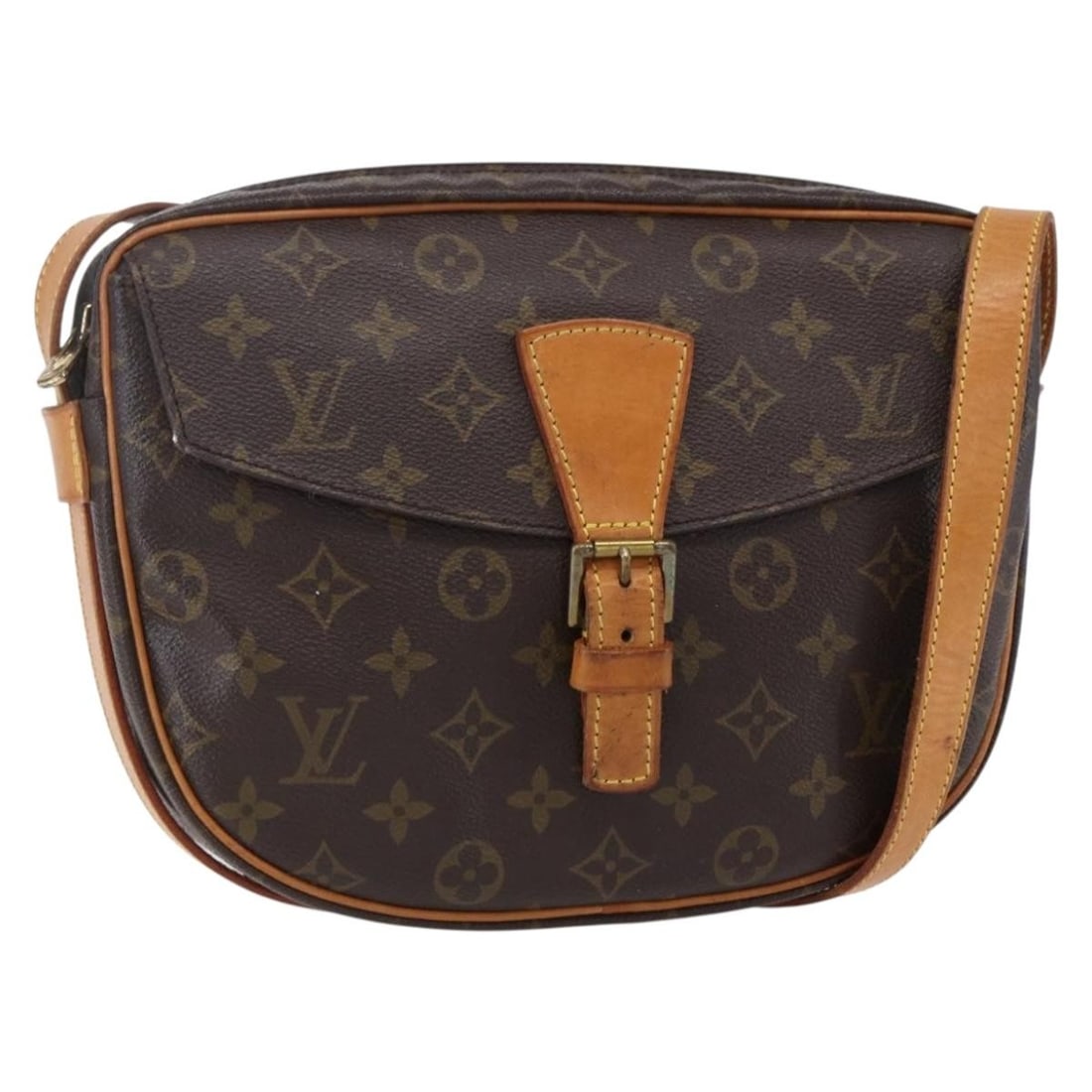 LOUIS VUITTON Monogram Jeune Fille GM Shoulder Bag M51225 Auth France (1 of 18)