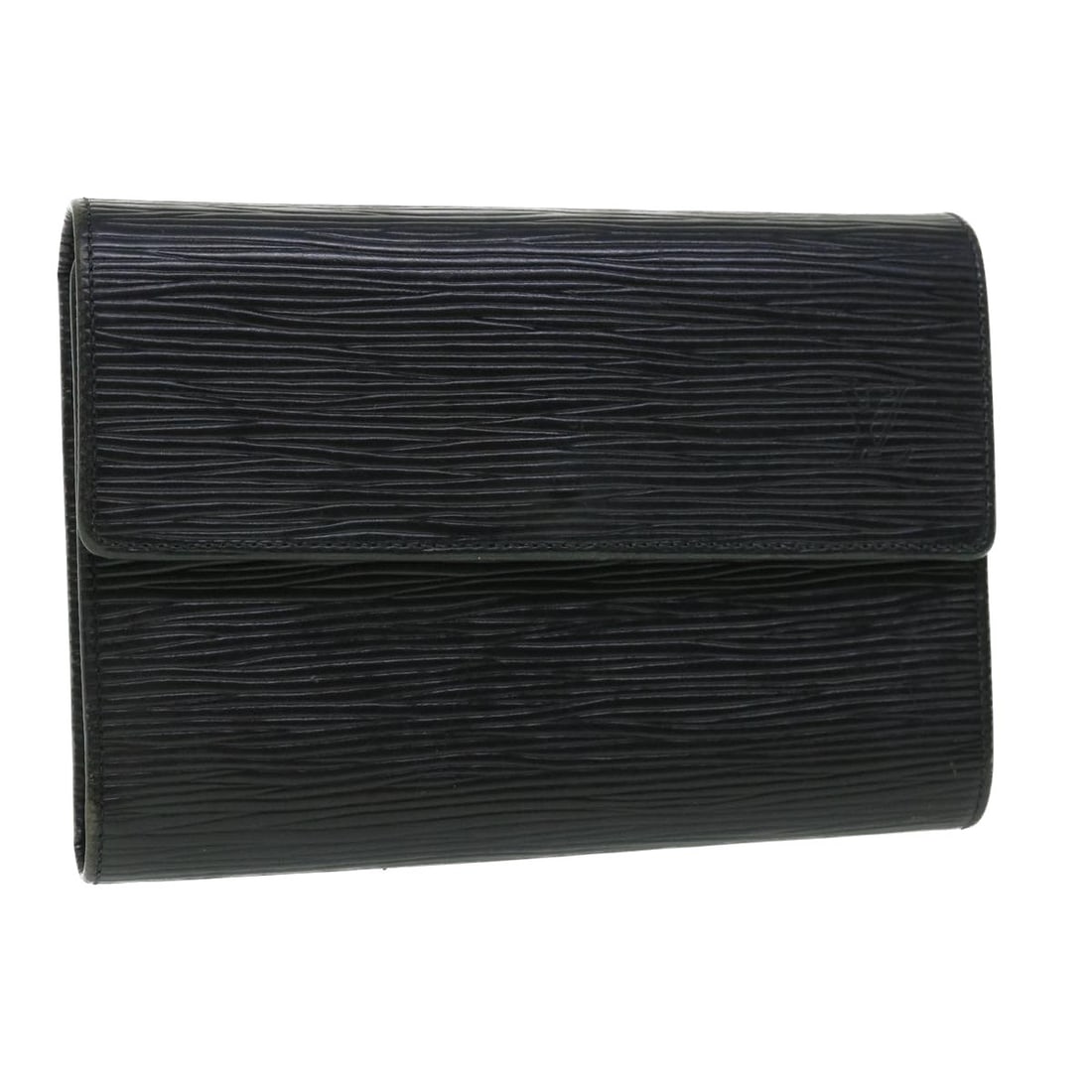 Louis Vuitton Epi Porte Tresor Wallet Black M63712 Auth France (1 of 18)
