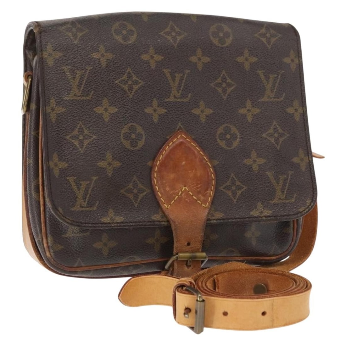 LOUIS VUITTON Monogram Cartouchiere MM Shoulder Bag M51253 Auth: LOUIS VUITTON Monogram Cartouchiere MM Shoulder Bag M51253 Auth This authentic LOUIS VUITTON Monogram Cartouchiere MM Shoulder Bag (Product No. M51253) is a stylish and practical accessory, crafted in