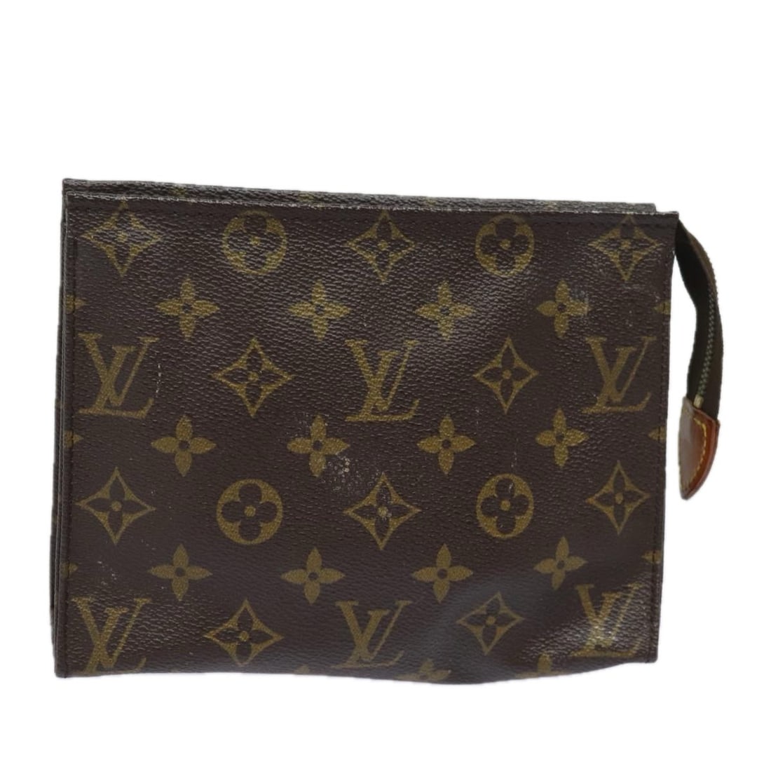 LOUIS VUITTON Monogram Poche Toilette 19 Pouch M47544 Made in France: LOUIS VUITTON Monogram Poche Toilette 19 Pouch M47544 Made in France This LOUIS VUITTON Monogram Poche Toilette 19 Pouch (M47544) is a stylish accessory crafted in France from durable Monogram Canvas.