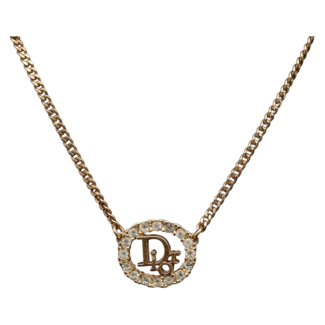 Gold Tone Christian Dior Metal Necklace Made in Germany (1 of 17)
