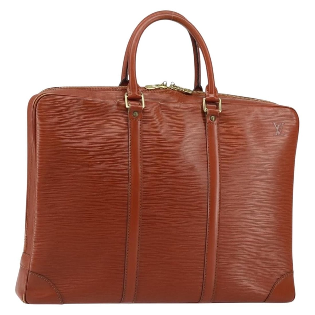 Louis Vuitton Epi Porte Documents Voyage Business Bag Brown M54478 Auth: Louis Vuitton Epi Porte Documents Voyage Business Bag Brown M54478 Auth Elevate your professional style with this authentic LOUIS VUITTON Epi Porte Documents Voyage Business Bag. Crafted in France fro