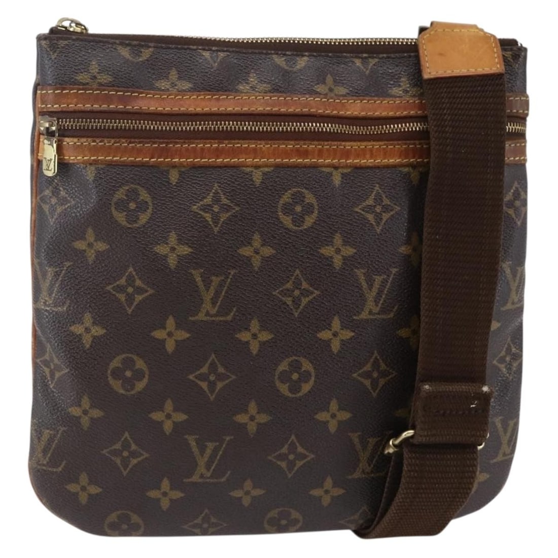 Louis Vuitton Monogram Pochette Bosphore Shoulder Bag M40044 Auth France: Louis Vuitton Monogram Pochette Bosphore Shoulder Bag M40044 Auth France This LOUIS VUITTON Monogram Pochette Bosphore Shoulder Bag (Product No. M40044) is a stylish accessory crafted from durable Mon