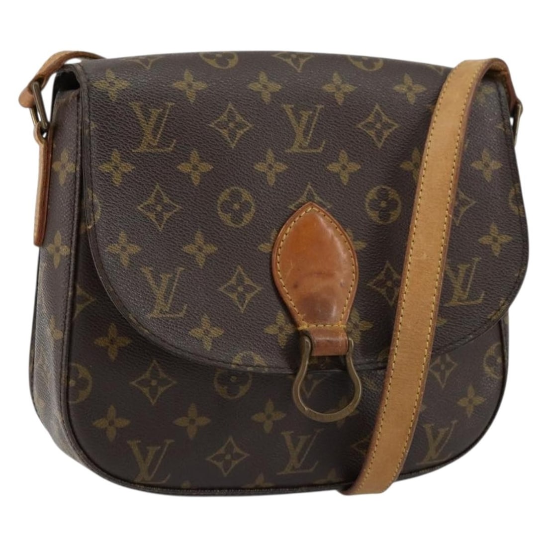 LOUIS VUITTON Monogram Saint Cloud GM Shoulder Bag M51242 Auth: LOUIS VUITTON Monogram Saint Cloud GM Shoulder Bag M51242 Auth Introducing the Louis Vuitton Monogram Saint Cloud GM Shoulder Bag, a timeless accessory crafted from durable Monogram Canvas. This styli