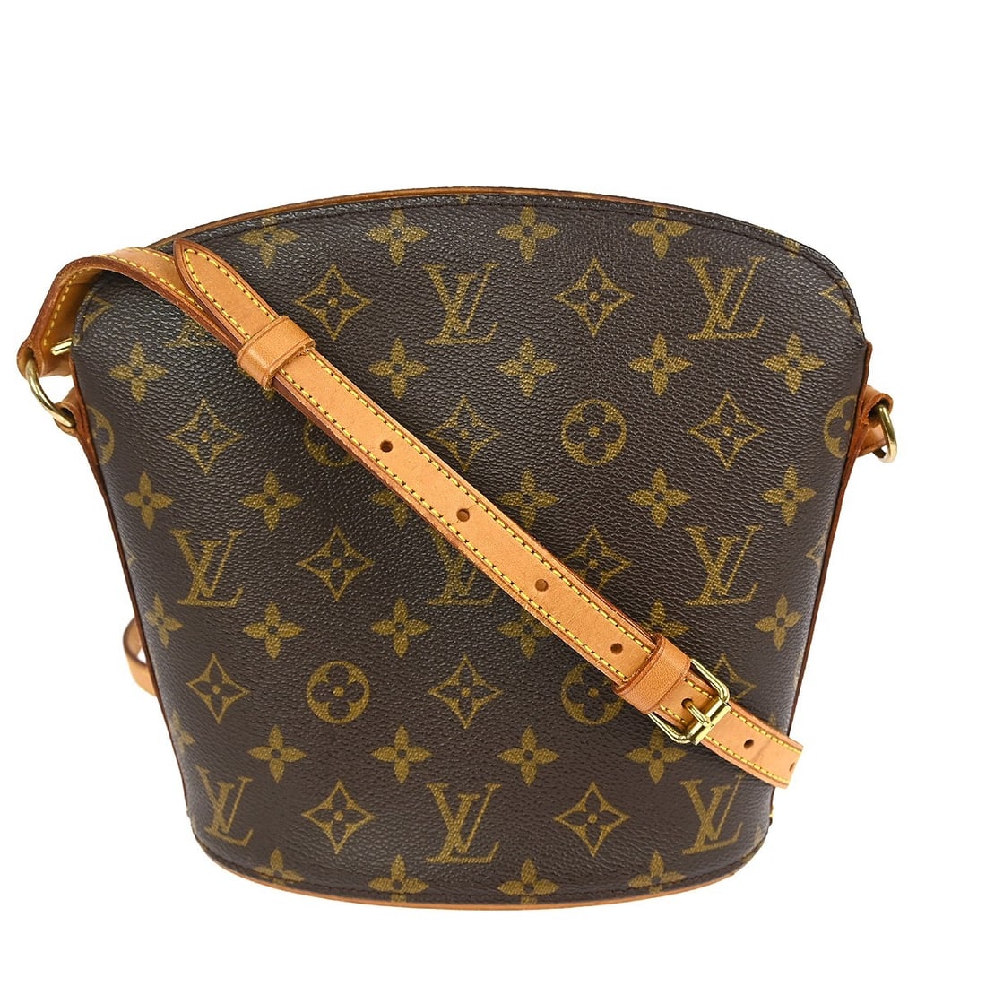 Louis Vuitton Drouot Monogram Shoulder Bag M51290 Crossbody Vintage (1 of 9)