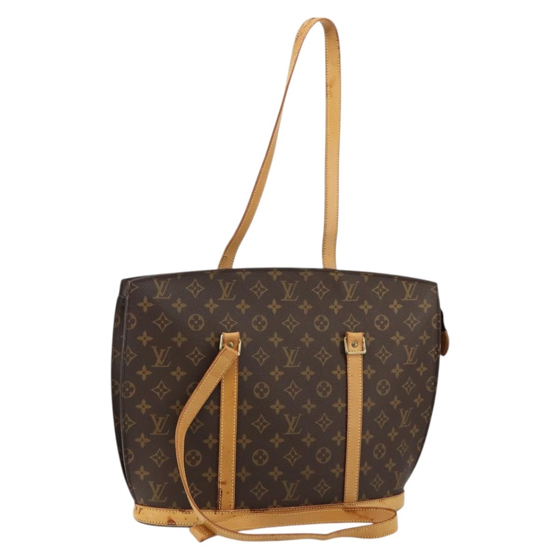 LOUIS VUITTON Monogram Babylone Tote Bag M51102 Made in France: LOUIS VUITTON Monogram Babylone Tote Bag M51102 Made in France Introducing the LOUIS VUITTON Monogram Babylone Tote Bag, a stylish and iconic accessory crafted in France. This tote bag features the cl