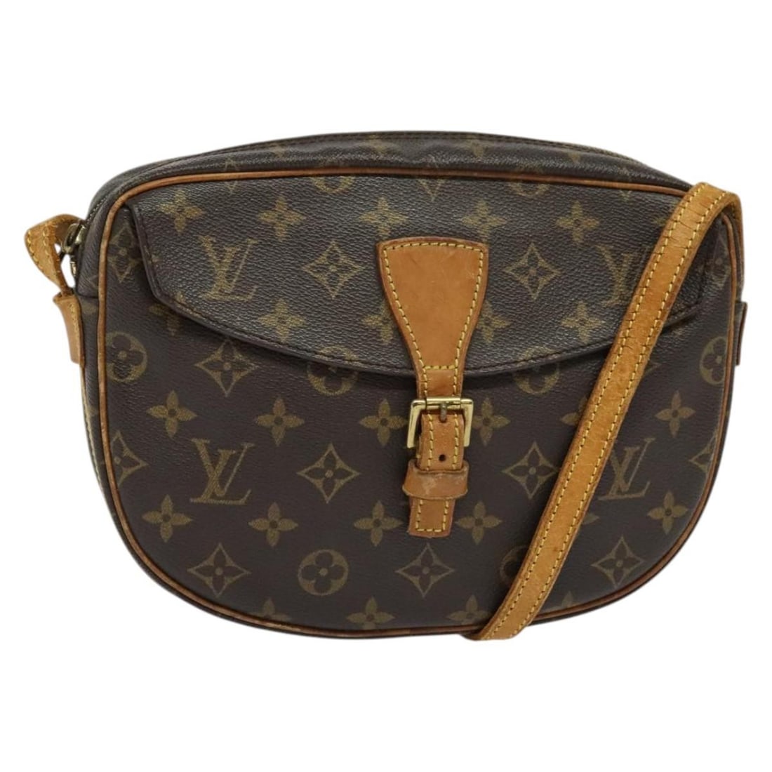 LOUIS VUITTON Monogram Jeune Fille MM Shoulder Bag M51226 Authentic France (1 of 18)