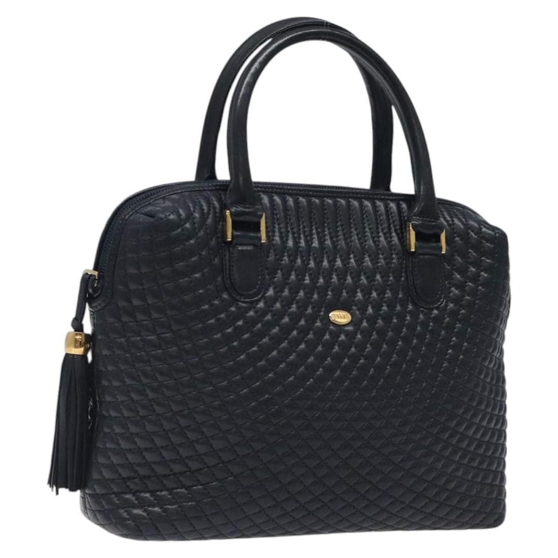 BALLY Leather Hand Bag Navy Gold Made in Italy: BALLY Leather Hand Bag Navy Gold Made in Italy This stylish BALLY Hand Bag combines luxurious leather craftsmanship with a sophisticated navy and gold color scheme. Designed for elegance and practical