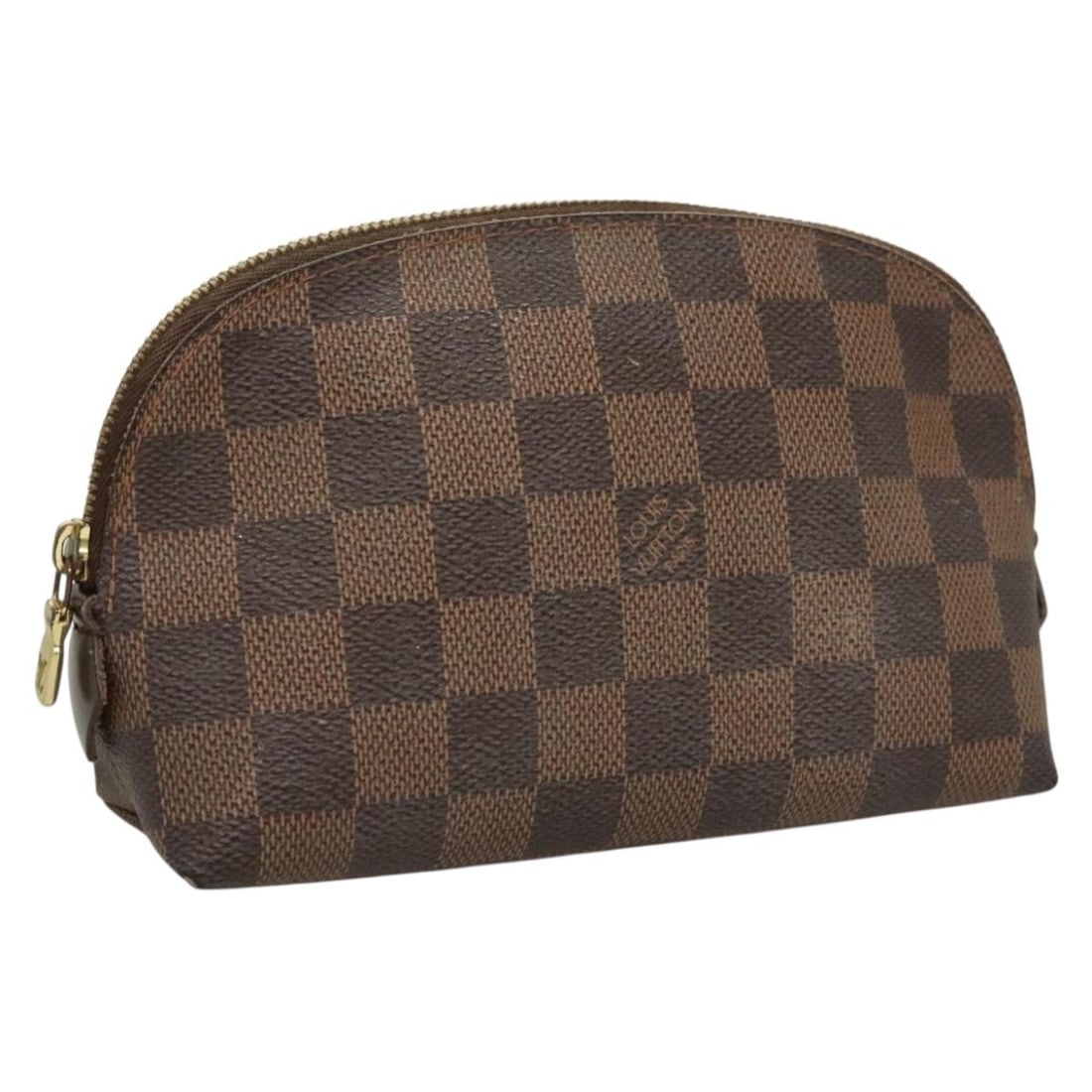 LOUIS VUITTON Damier Ebene Cosmetic Pouch N47516 Authentic Bag: LOUIS VUITTON Damier Ebene Cosmetic Pouch N47516 Authentic Bag This LOUIS VUITTON Damier Ebene Pochette Cosmetic PM Pouch is a stylish and practical accessory crafted from durable Damier Ebene Canvas.