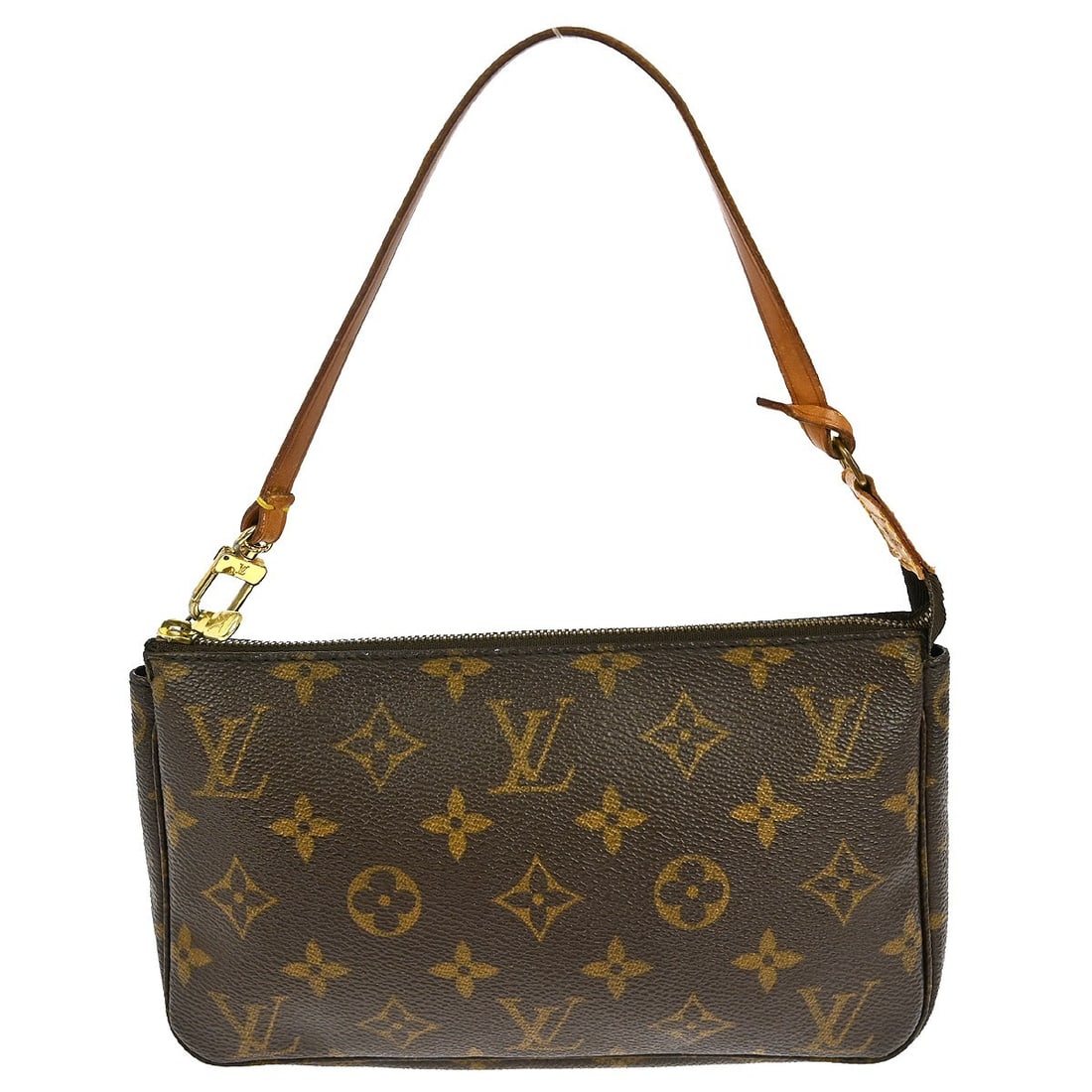 Louis Vuitton Monogram Pochette Accessoires Handbag M51980 Vintage Brown (1 of 8)