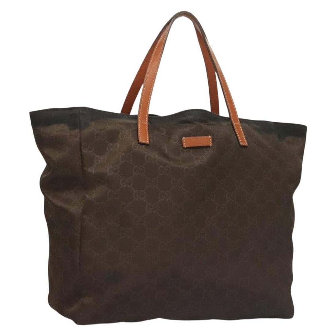 GUCCI GG Canvas Tote Bag Brown Gold 282439 Made in Italy (1 of 18)