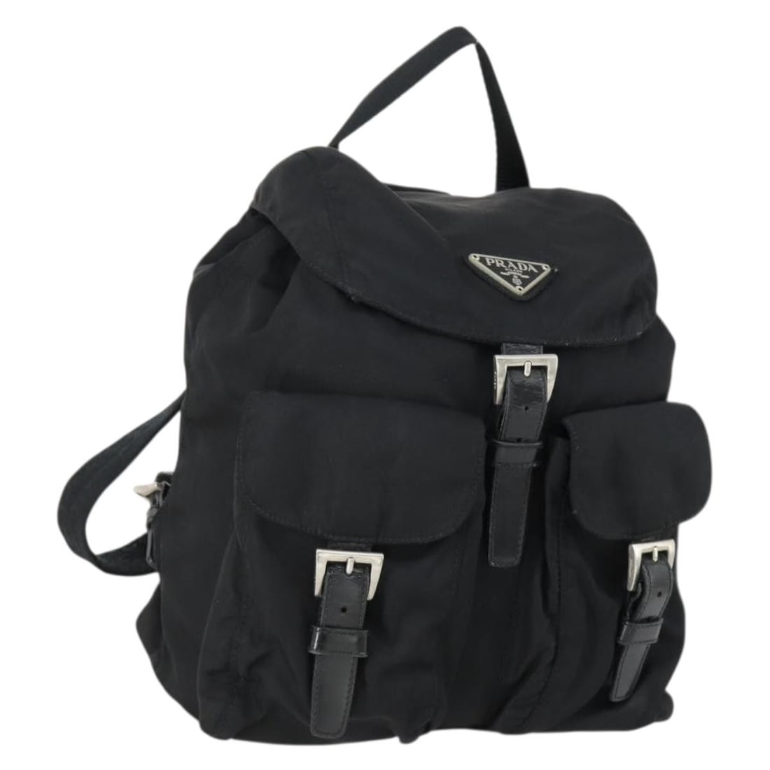 PRADA Black Nylon Backpack Italy Auth KA1167 (1 of 18)