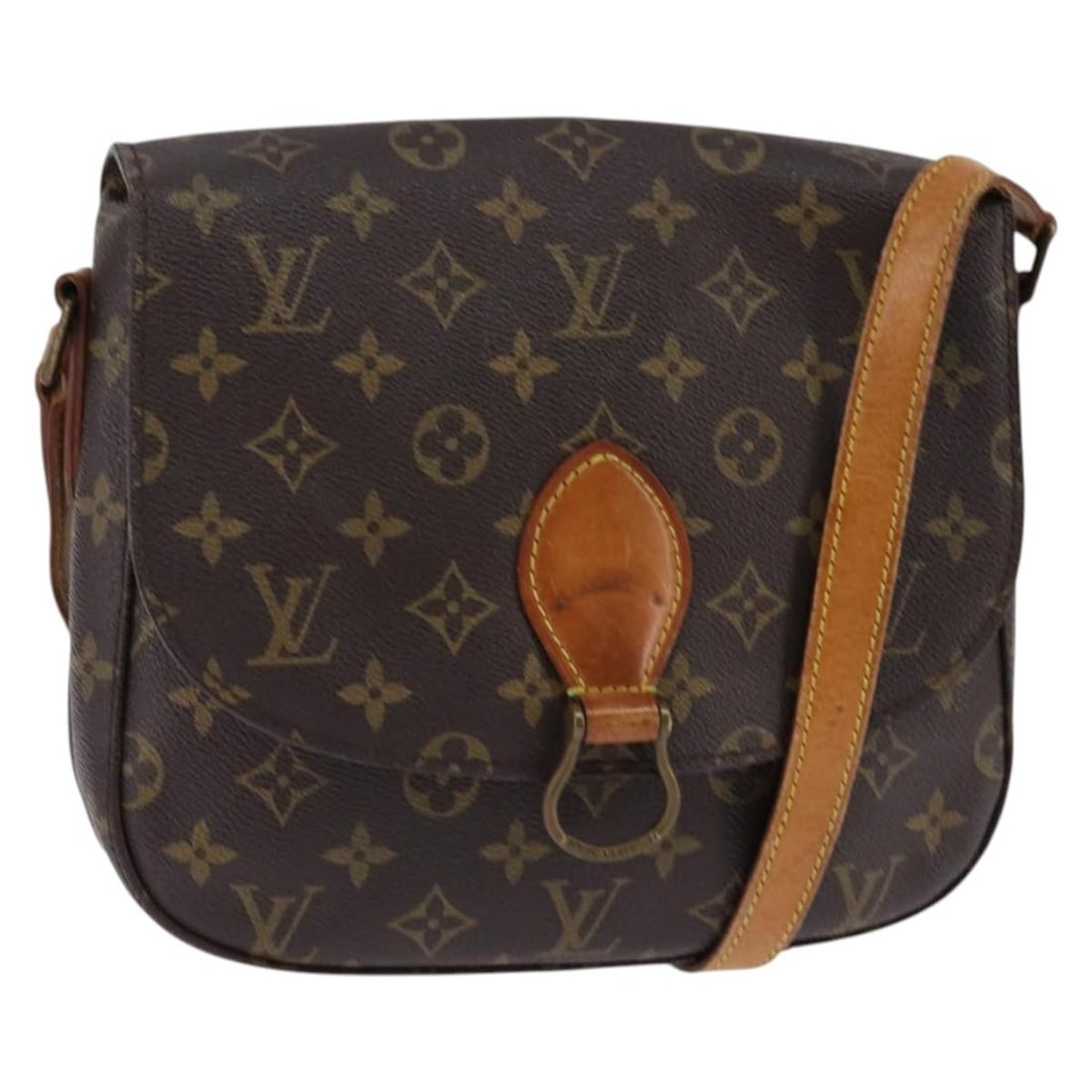 LOUIS VUITTON Monogram Saint Cloud GM Shoulder Bag M51242 Authentic: LOUIS VUITTON Monogram Saint Cloud GM Shoulder Bag M51242 Authentic This LOUIS VUITTON Monogram Saint Cloud GM Shoulder Bag (Model M51242) is a stylish and functional accessory, perfect for everyday u