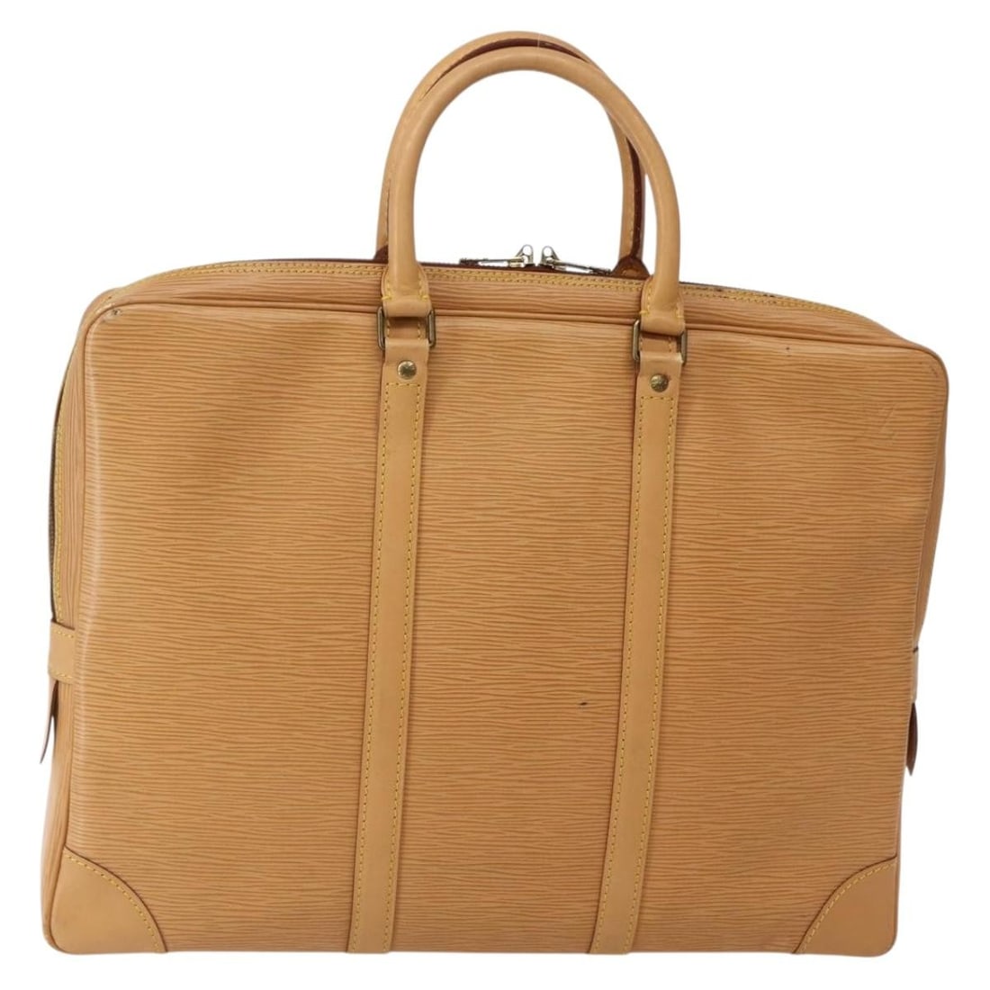 Louis Vuitton Epi Porte Documents Voyage Business Bag Beige M54476 Auth (1 of 18)