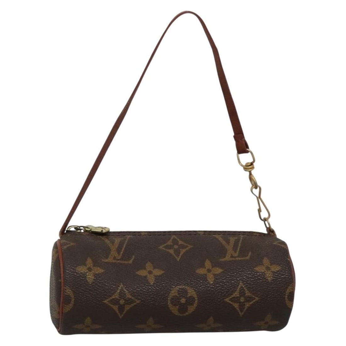 Louis Vuitton Monogram Papillon Pouch Authentic LV: Louis Vuitton Monogram Papillon Pouch Authentic LV This LOUIS VUITTON Monogram Papillon Pouch is a classic accessory made from durable Monogram Canvas, featuring a stylish exterior in the iconic Monog