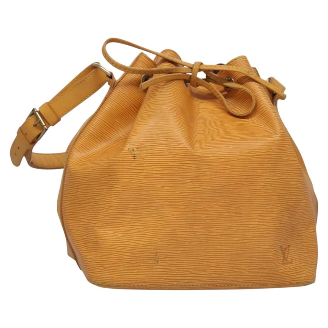 LOUIS VUITTON Epi Petit Noe Shoulder Bag Yellow M44109 Made in France (1 of 18)