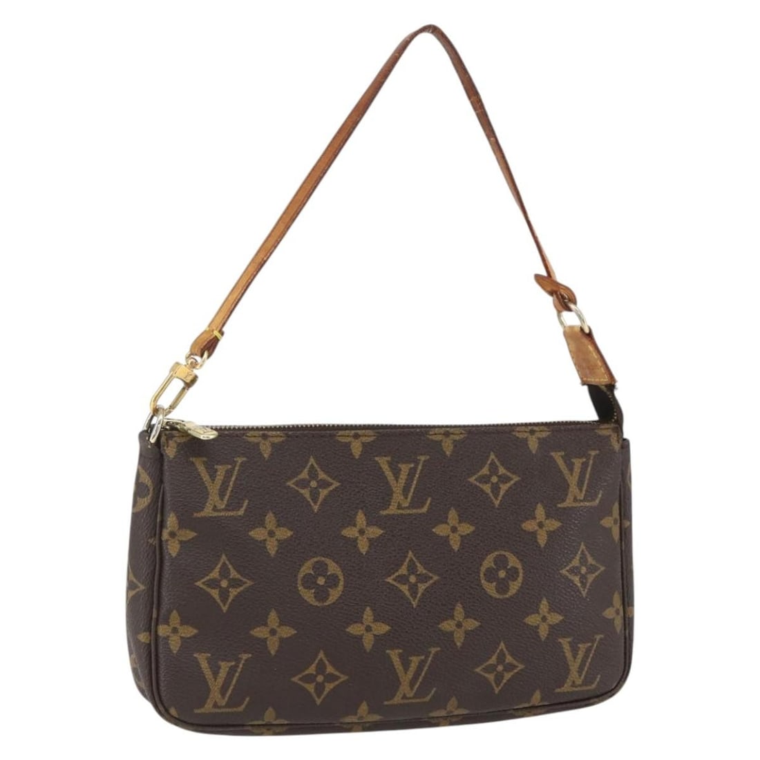 LOUIS VUITTON Monogram Pochette Accessoires Pouch M51980 Authenticated (1 of 18)