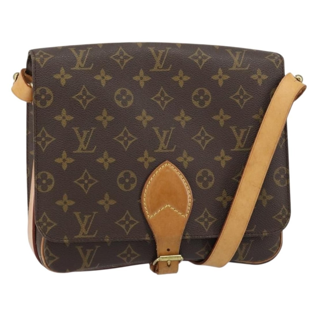 Louis Vuitton Cartouchiere GM Monogram Canvas Shoulder Bag M51252 France (1 of 18)