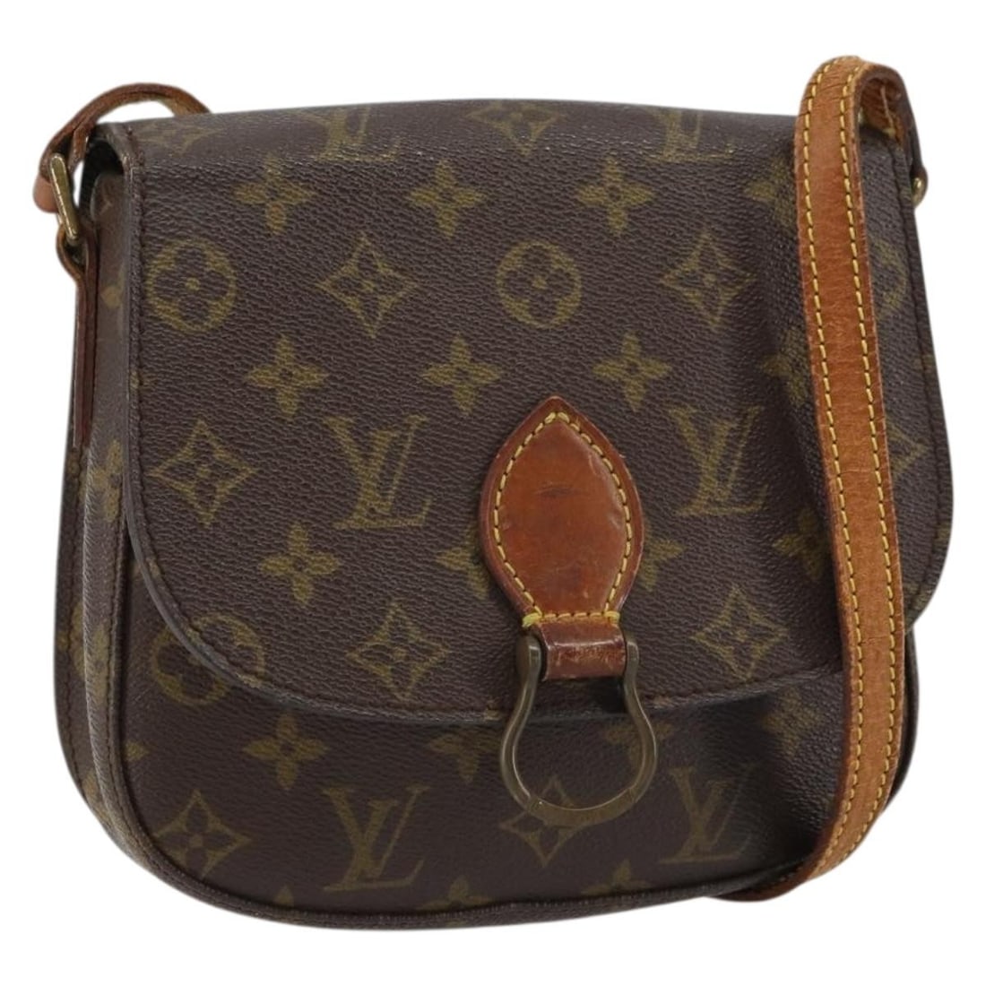 LOUIS VUITTON Monogram Saint Cloud MM Shoulder Bag M51243 Auth: LOUIS VUITTON Monogram Saint Cloud MM Shoulder Bag M51243 Auth This authentic LOUIS VUITTON Monogram Saint Cloud MM Shoulder Bag is a stylish and practical accessory, crafted from durable Monogram Can