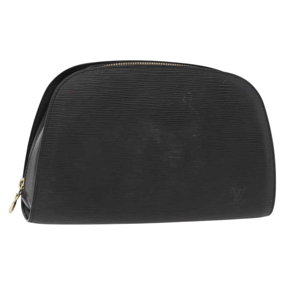 Louis Vuitton Epi Dauphine GM Black Cosmetic Pouch M48432 Auth: Louis Vuitton Epi Dauphine GM Black Cosmetic Pouch M48432 Auth This Louis Vuitton Epi Dauphine GM Cosmetic Pouch is an elegant accessory crafted from high-quality Epi leather in a classic black finish