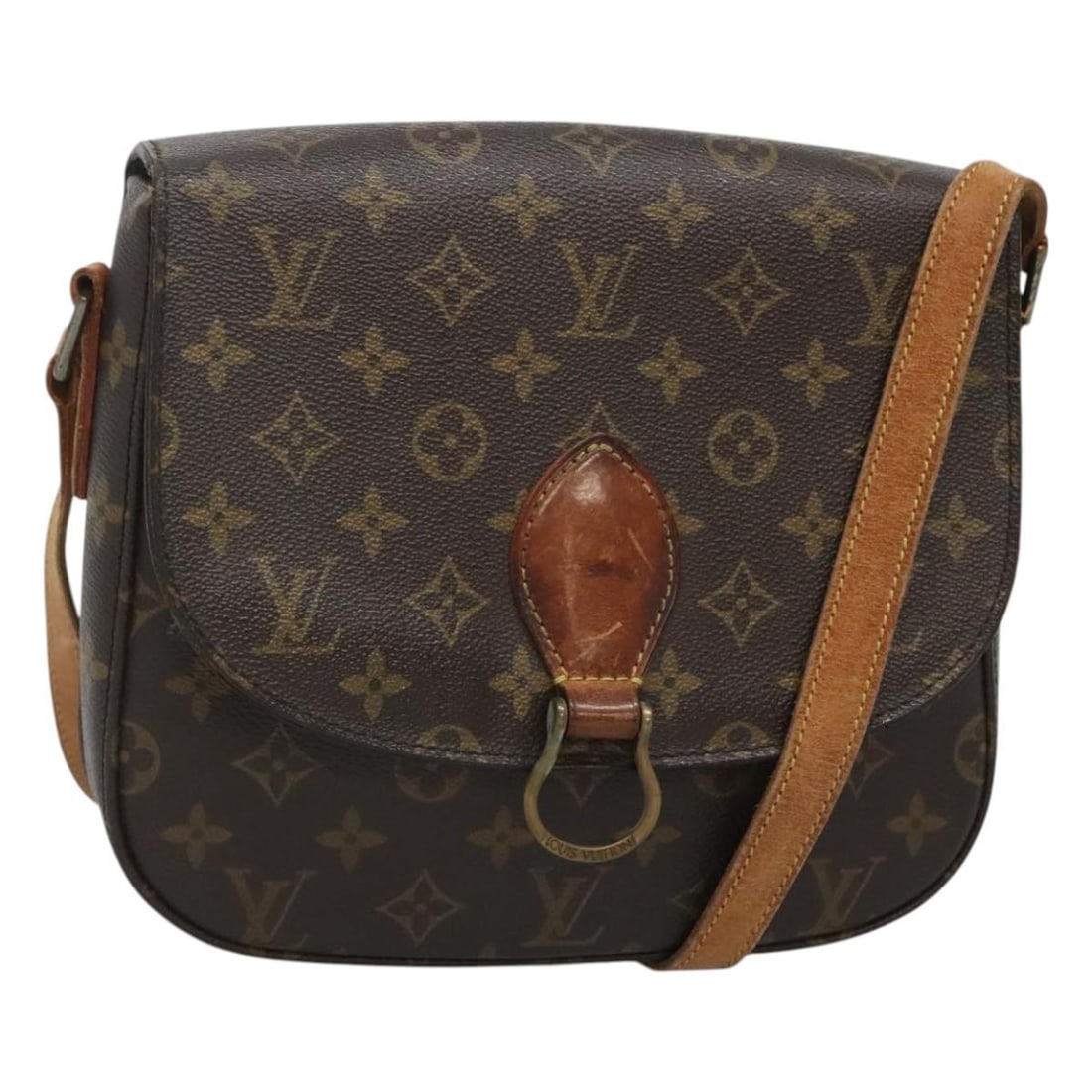 LOUIS VUITTON Monogram Saint Cloud GM Shoulder Bag M51242 Authentic: LOUIS VUITTON Monogram Saint Cloud GM Shoulder Bag M51242 Authentic Elevate your style with the LOUIS VUITTON Monogram Saint Cloud GM Shoulder Bag, a perfect blend of luxury and practicality. Crafted