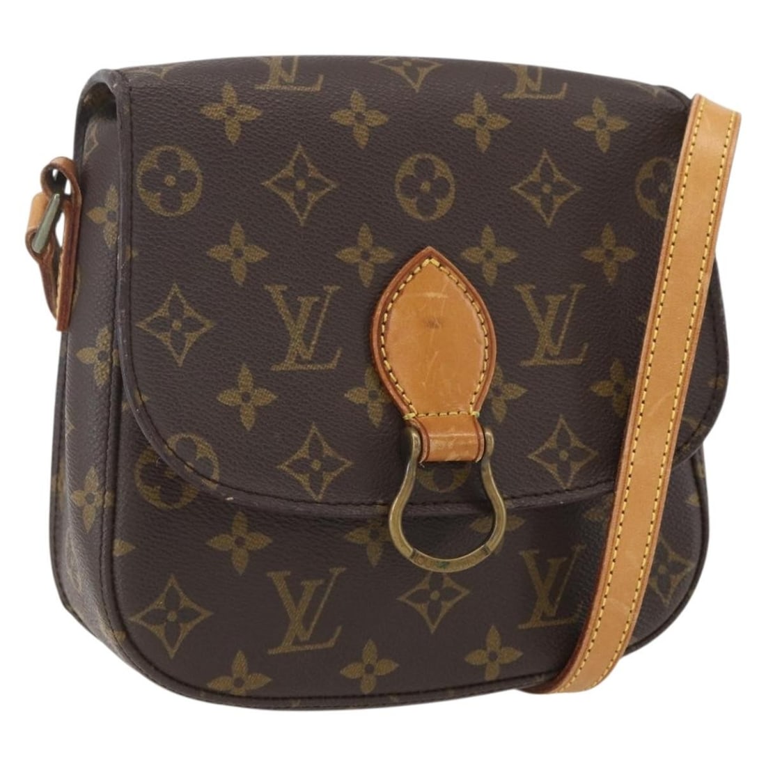 Louis Vuitton Saint Cloud PM Monogram Canvas Shoulder Bag M51244: Louis Vuitton Saint Cloud PM Monogram Canvas Shoulder Bag M51244 This is a Louis Vuitton Monogram Saint Cloud PM shoulder bag, crafted from signature Monogram canvas. The bag features an adjustable sh