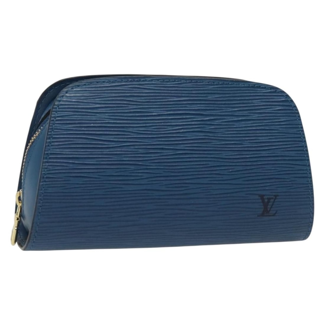 LOUIS VUITTON Epi Dauphin PM Pouch Blue M48445 Authentic France (1 of 18)