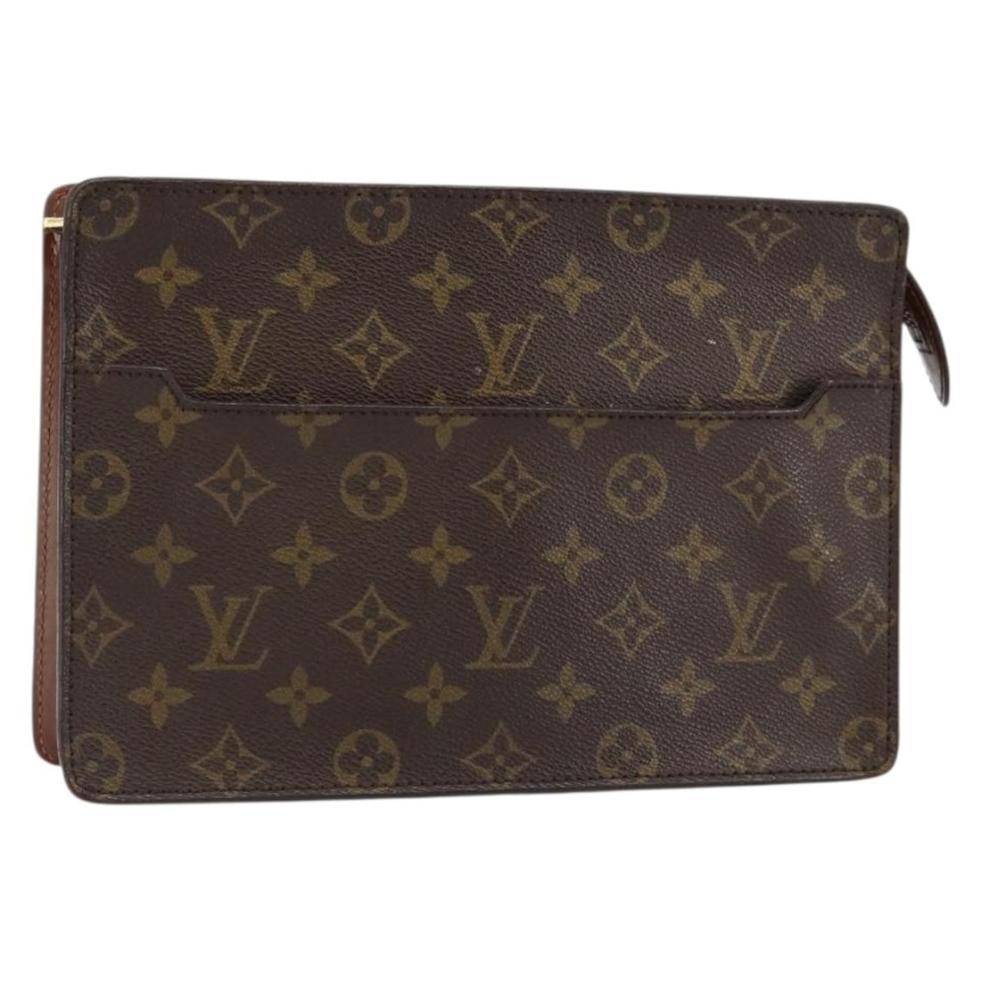 Louis Vuitton Monogram Pochette Homme Clutch Bag M51795 Auth France (1 of 18)