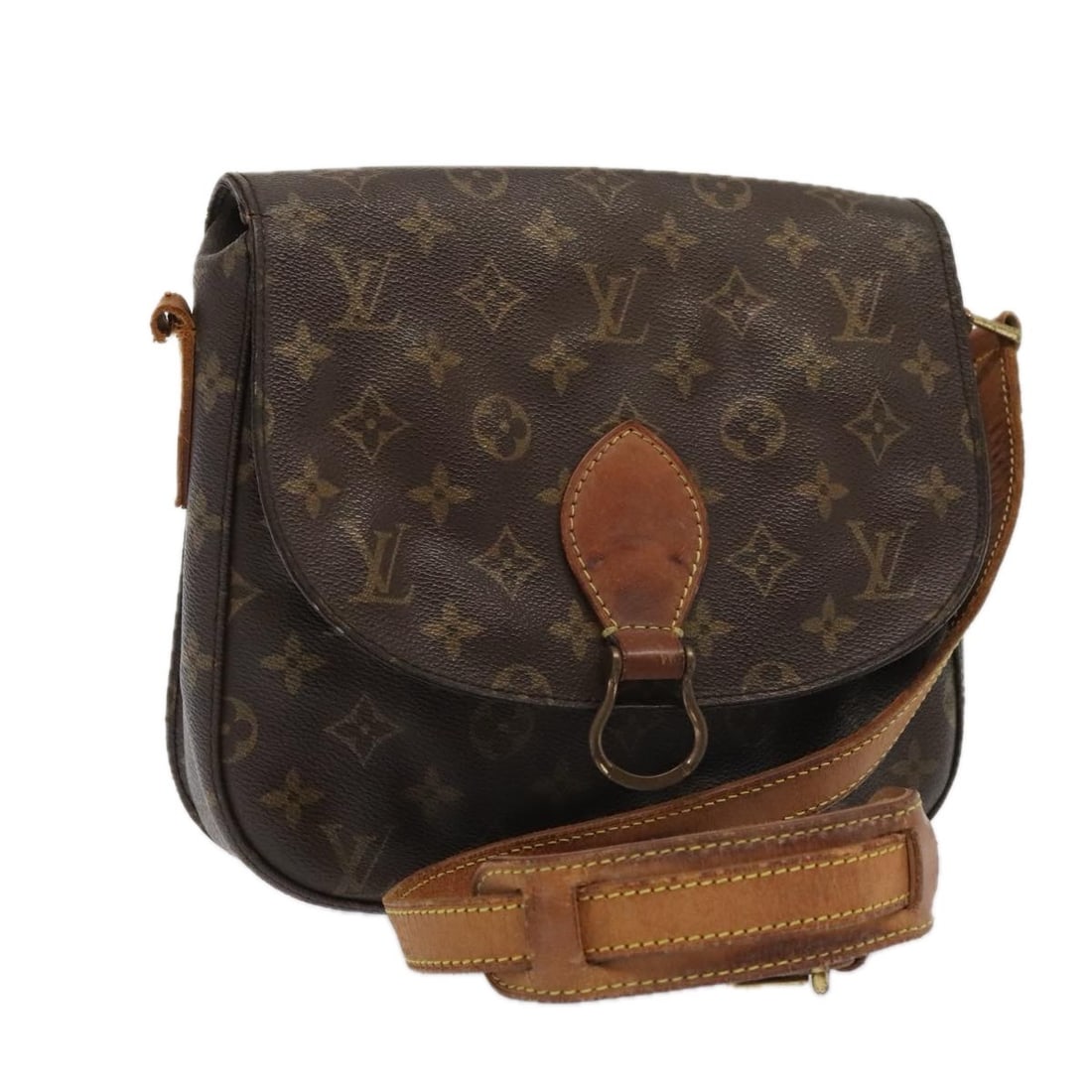 LOUIS VUITTON Monogram Saint Cloud GM Shoulder Bag M51242 Authentic: LOUIS VUITTON Monogram Saint Cloud GM Shoulder Bag M51242 Authentic This LOUIS VUITTON Monogram Saint Cloud GM Shoulder Bag (M51242) is a stylish accessory crafted from durable Monogram Canvas in the