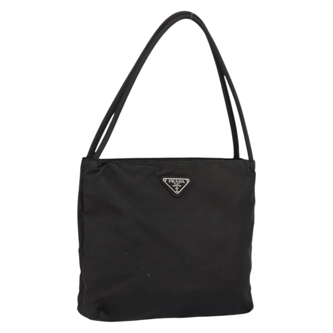 PRADA Black Silver Nylon Tote Bag with Auth Card SW1839 (1 of 18)