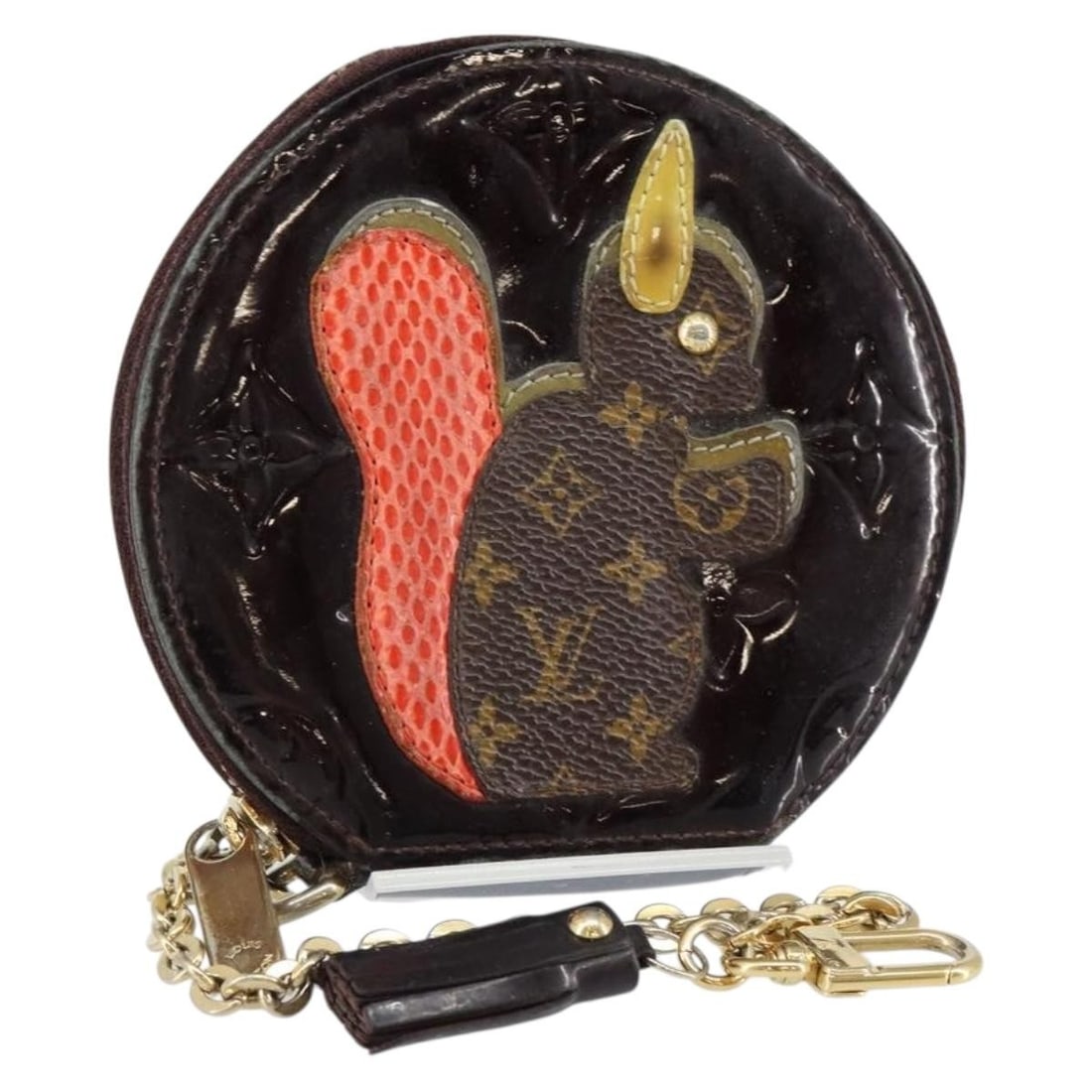 LOUIS VUITTON Amarante Vernis Coin Purse M91386 Auth France: LOUIS VUITTON Amarante Vernis Coin Purse M91386 Auth France This authentic LOUIS VUITTON Vernis Porte Monnaie Ecruil Coin Purse is a stylish accessory crafted in France from high-quality patent leathe