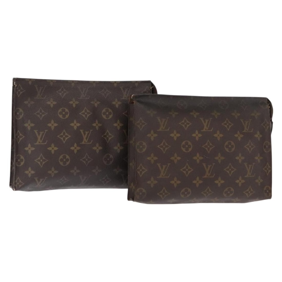LOUIS VUITTON Monogram Poche Toilette 26 Pouch Set M47542 Authentic (1 of 15)