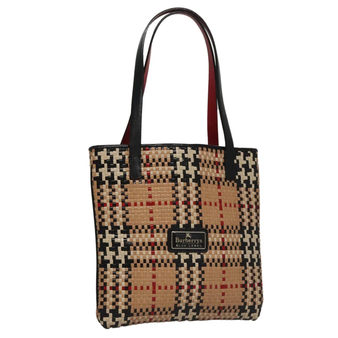 Burberrys Nova Check Beige Leather Hand Bag Authenticated: Burberrys Nova Check Beige Leather Hand Bag Authenticated This Burberrys Nova Check Blue Label Hand Bag is crafted from durable leather in a stylish beige color. With dimensions of approximately 8.3 i