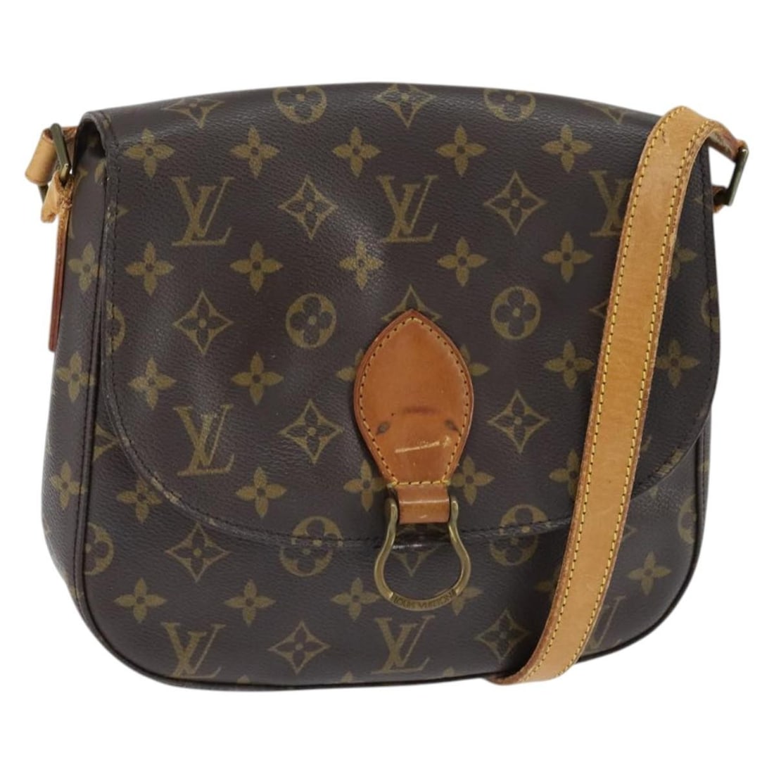 LOUIS VUITTON Monogram Saint Cloud GM Shoulder Bag M51242 Auth: LOUIS VUITTON Monogram Saint Cloud GM Shoulder Bag M51242 Auth This Louis Vuitton Monogram Saint Cloud GM Shoulder Bag is a timeless accessory crafted from durable Monogram Canvas, reflecting the bran