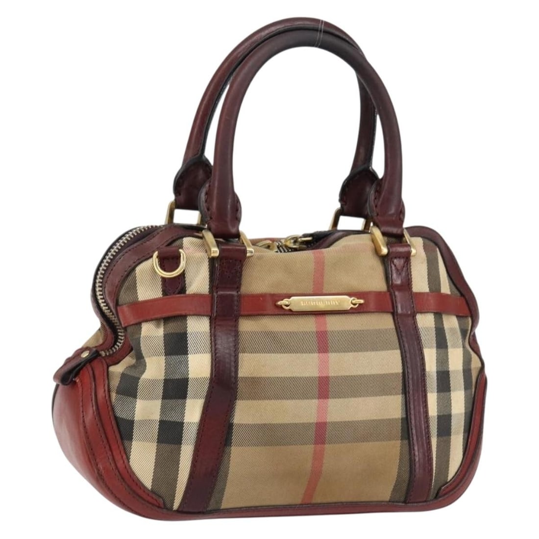 BURBERRY Nova Check Hand Bag Canvas Beige Gold Made in Italy: BURBERRY Nova Check Hand Bag Canvas Beige Gold Made in Italy Introducing the Burberry Nova Check Hand Bag, a stylish accessory that combines fashion and functionality. Crafted in Italy, this hand bag