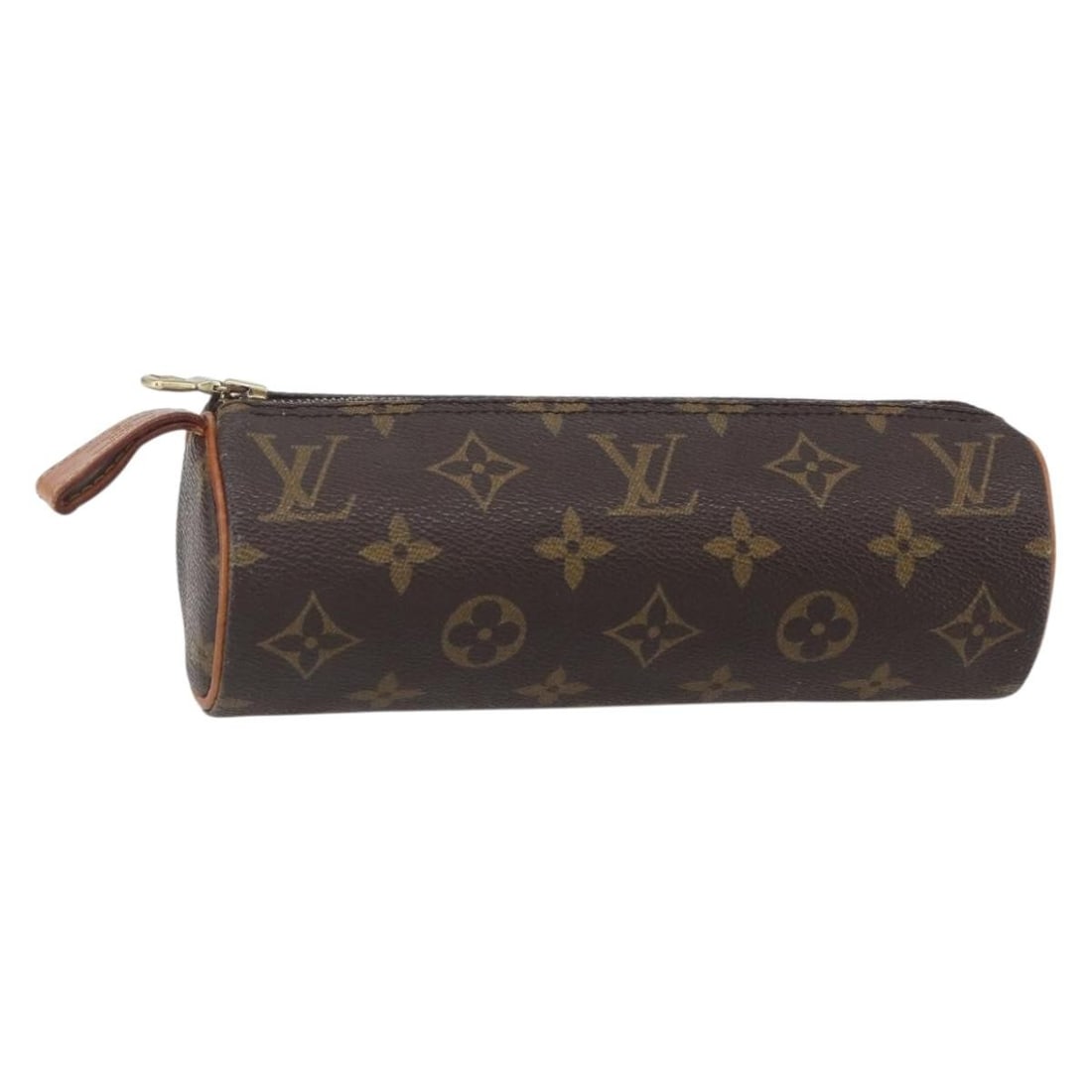 LOUIS VUITTON Monogram Trousse Rondo Pouch M47630 Auth Made in France: LOUIS VUITTON Monogram Trousse Rondo Pouch M47630 Auth Made in France This authentic Louis Vuitton Monogram Trousse Rondo Pouch (M47630) showcases the iconic Monogram canvas, exuding classic elegance