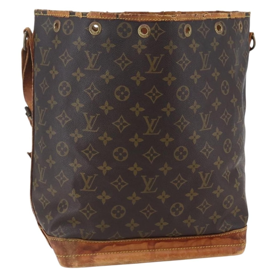 LOUIS VUITTON Monogram Noe Shoulder Bag M42224 Auth France: LOUIS VUITTON Monogram Noe Shoulder Bag M42224 Auth France This authentic Louis Vuitton Monogram Noe Shoulder Bag (Model M42224) showcases the brand's iconic monogram canvas. Crafted in France, the ba