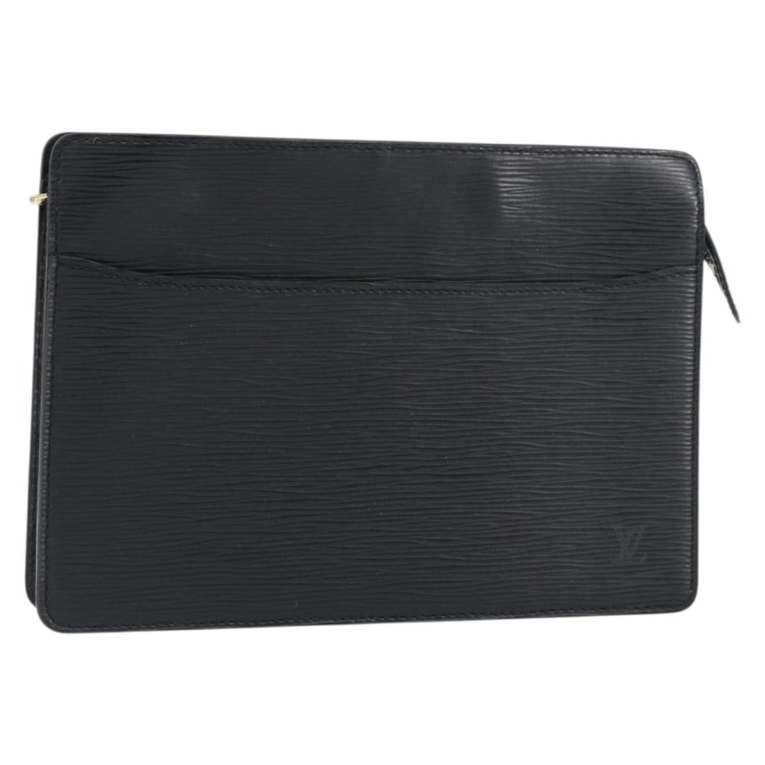 LOUIS VUITTON Epi Leather Black Clutch Bag M52522 Auth France: LOUIS VUITTON Epi Leather Black Clutch Bag M52522 Auth France This sophisticated Louis Vuitton Epi Pochette Homme Clutch Bag is a stylish accessory crafted from high-quality Epi leather in a classic b