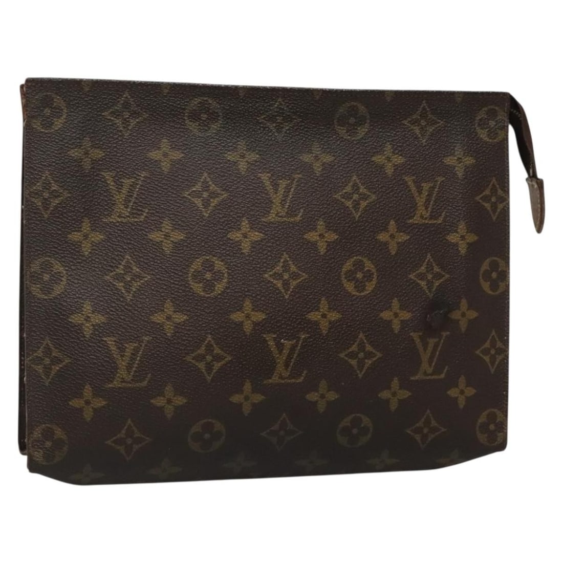 LOUIS VUITTON Monogram Poche Toilette 26 Pouch M47542 Auth France (1 of 18)