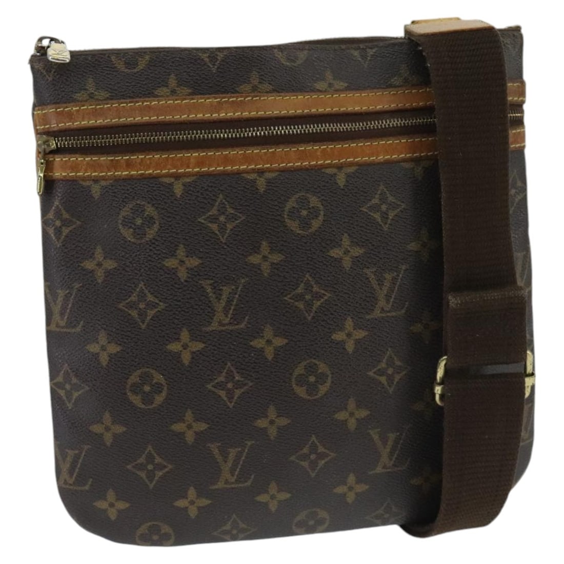 LOUIS VUITTON Monogram Pochette Bosphore M40044 Shoulder Bag France: LOUIS VUITTON Monogram Pochette Bosphore M40044 Shoulder Bag France The LOUIS VUITTON Monogram Pochette Bosphore Shoulder Bag is a stylish accessory crafted from signature Monogram Canvas, reflecting