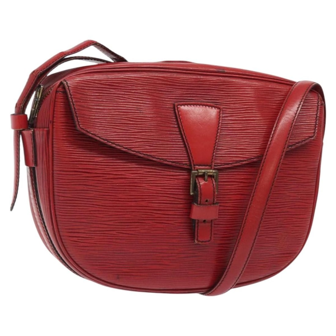 Louis Vuitton Epi Jeune Fille MM Red Shoulder Bag M52157 Authenticated (1 of 18)