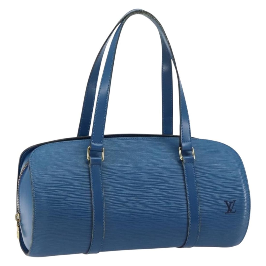 Louis Vuitton Epi Soufflot Blue Leather Handbag M52225 France (1 of 18)