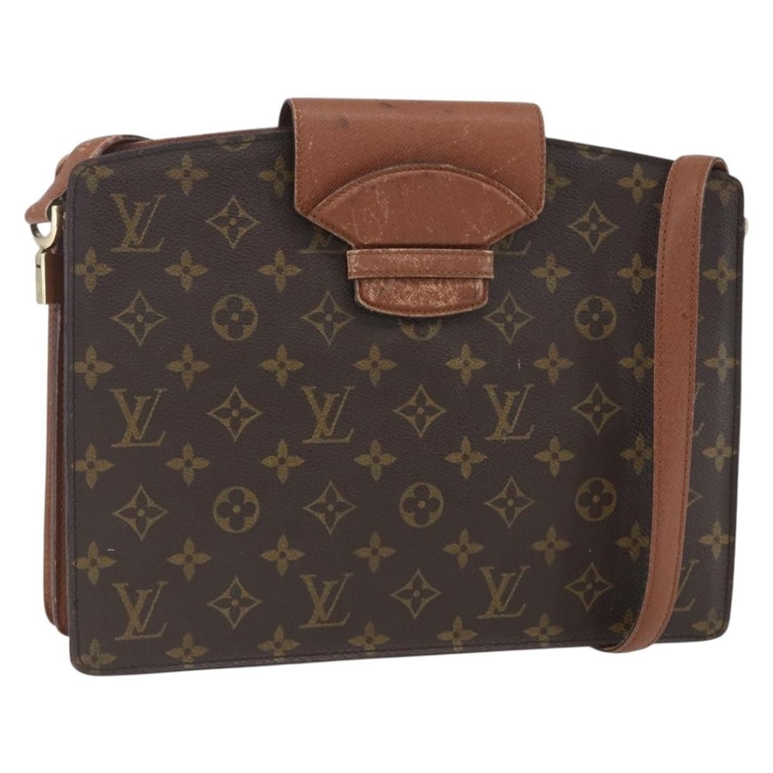 LOUIS VUITTON Monogram Kurcell Shoulder Bag M51375 Auth France (1 of 18)