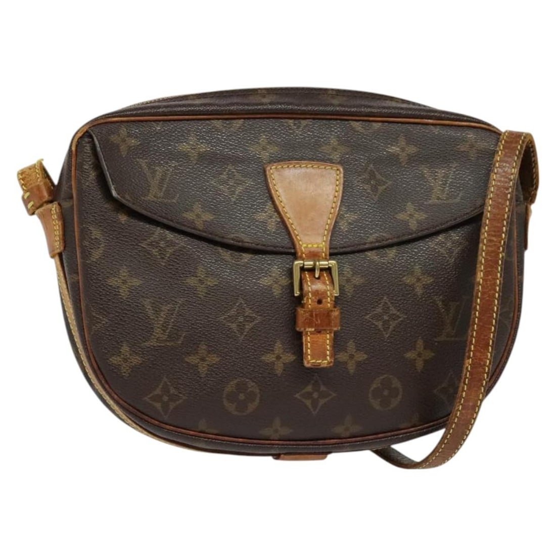 LOUIS VUITTON Monogram Jeune Fille GM Shoulder Bag M51225 France (1 of 18)
