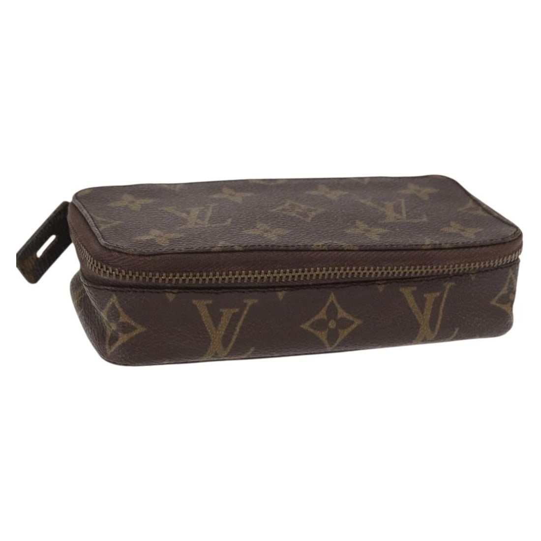 LOUIS VUITTON Monogram Trousse Brush PM Cosmetic Pouch M47510 Auth: LOUIS VUITTON Monogram Trousse Brush PM Cosmetic Pouch M47510 Auth Elevate your accessory collection with this authentic LOUIS VUITTON Monogram Trousse Brush PM Cosmetic Pouch. Crafted from durable Mo